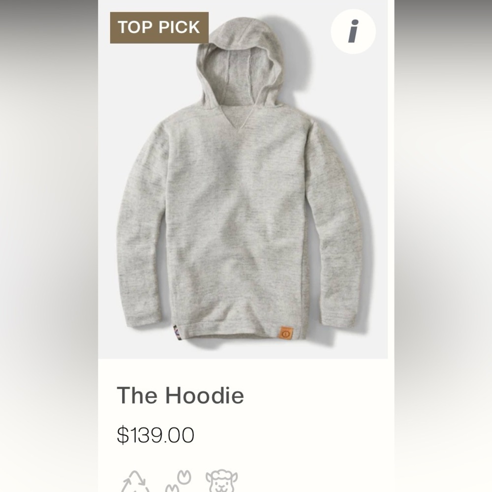 New With Tags!! PAKA best-selling hoodie made in Peru *BRAND NEW